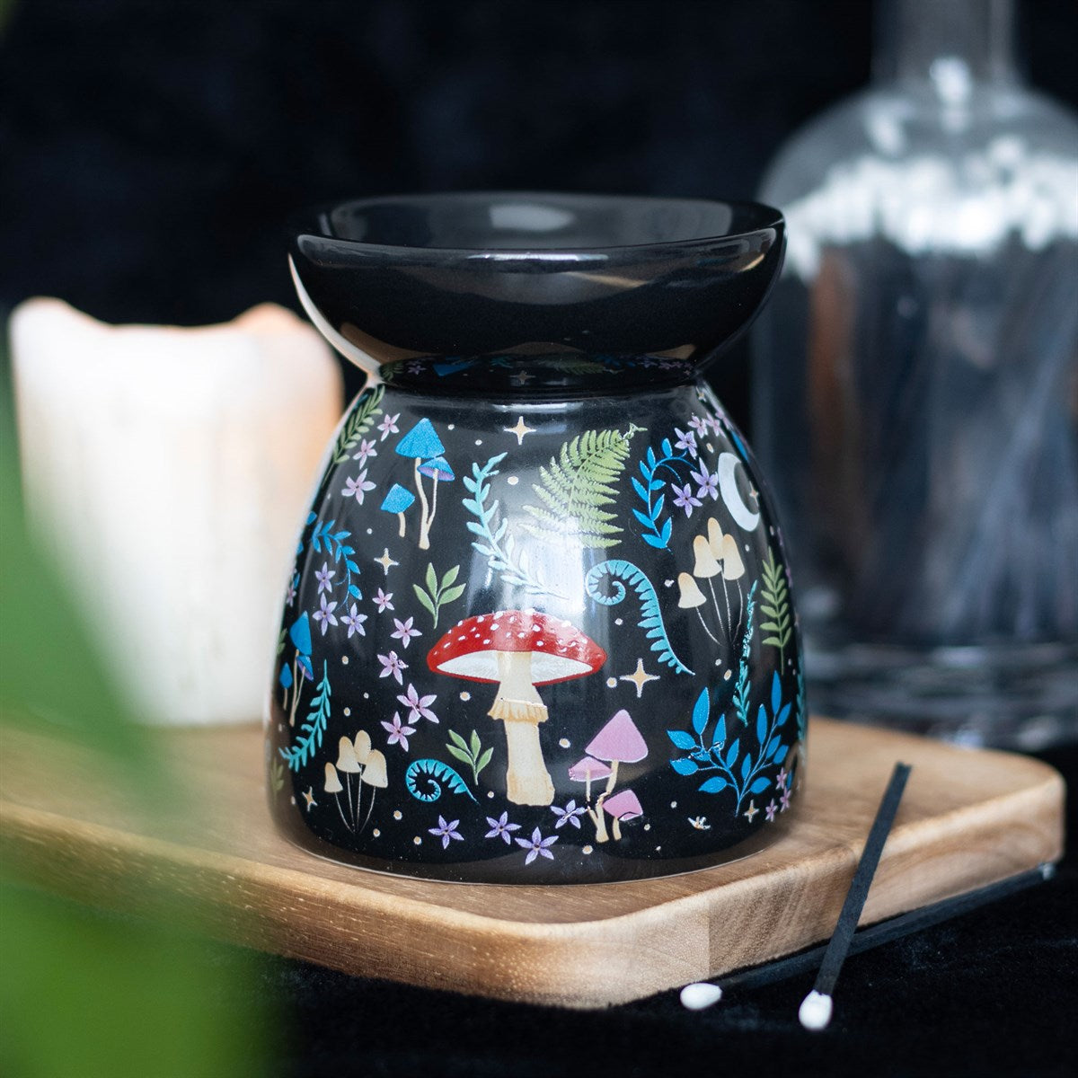 Eleanoras Dark Forest Print Oil Burner Oil Burners