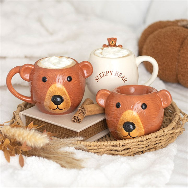 Eleanoras Sleepy Bear Rounded Mug Mugs