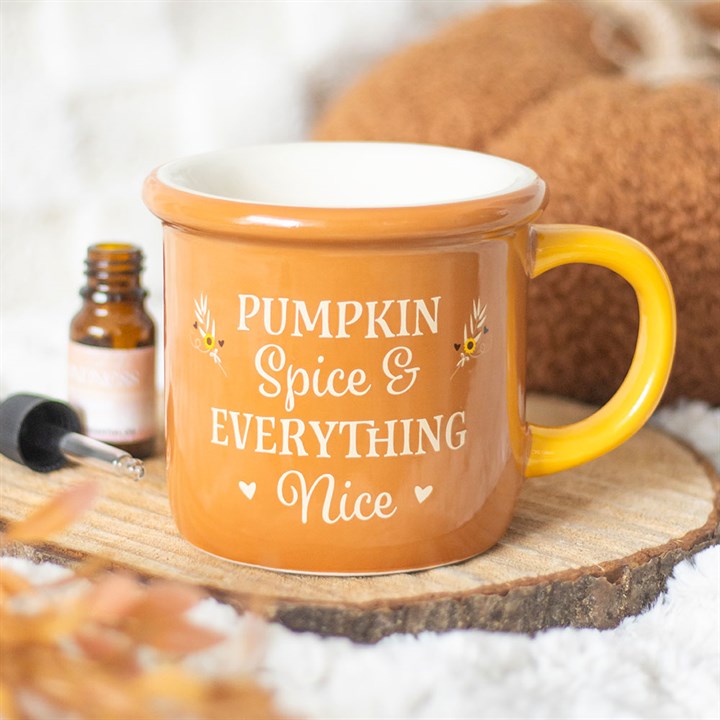 Eleanoras Pumpkin Spice Mug Oil Burner and Wax Warmer 