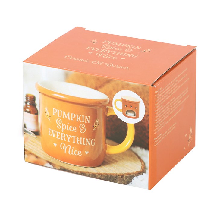 Eleanoras Pumpkin Spice Mug Oil Burner and Wax Warmer 