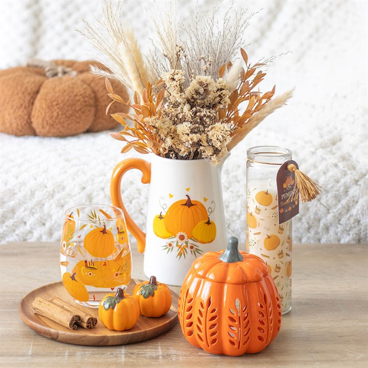 Eleanoras Pumpkin Print Tube Candle 