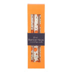 Eleanoras Set of 3 Pumpkin Taper Candles 