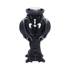 Dark Heart Double Dragon Candle Holder 18.3cm - Nemesis Now