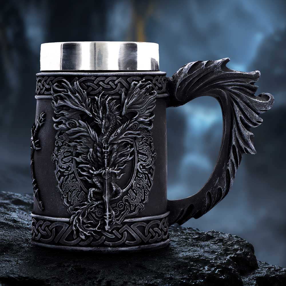 Dragon Blade Tankard by Ruth Thompson
