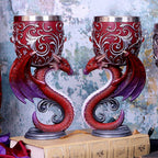 Dragons Devotion Goblets 18.5cm (Set of 2) - Nemesis Now