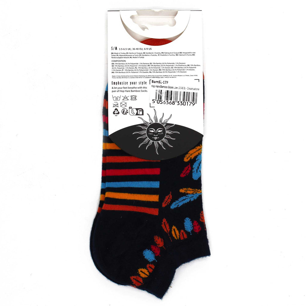 Hop Hare Bamboo Socks Low | Dreamcatcher | UK 3.5–6.5