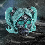 Drop Dead Gorgeous Cute & Cosmic Witchy Doll Skull, 19.5cm