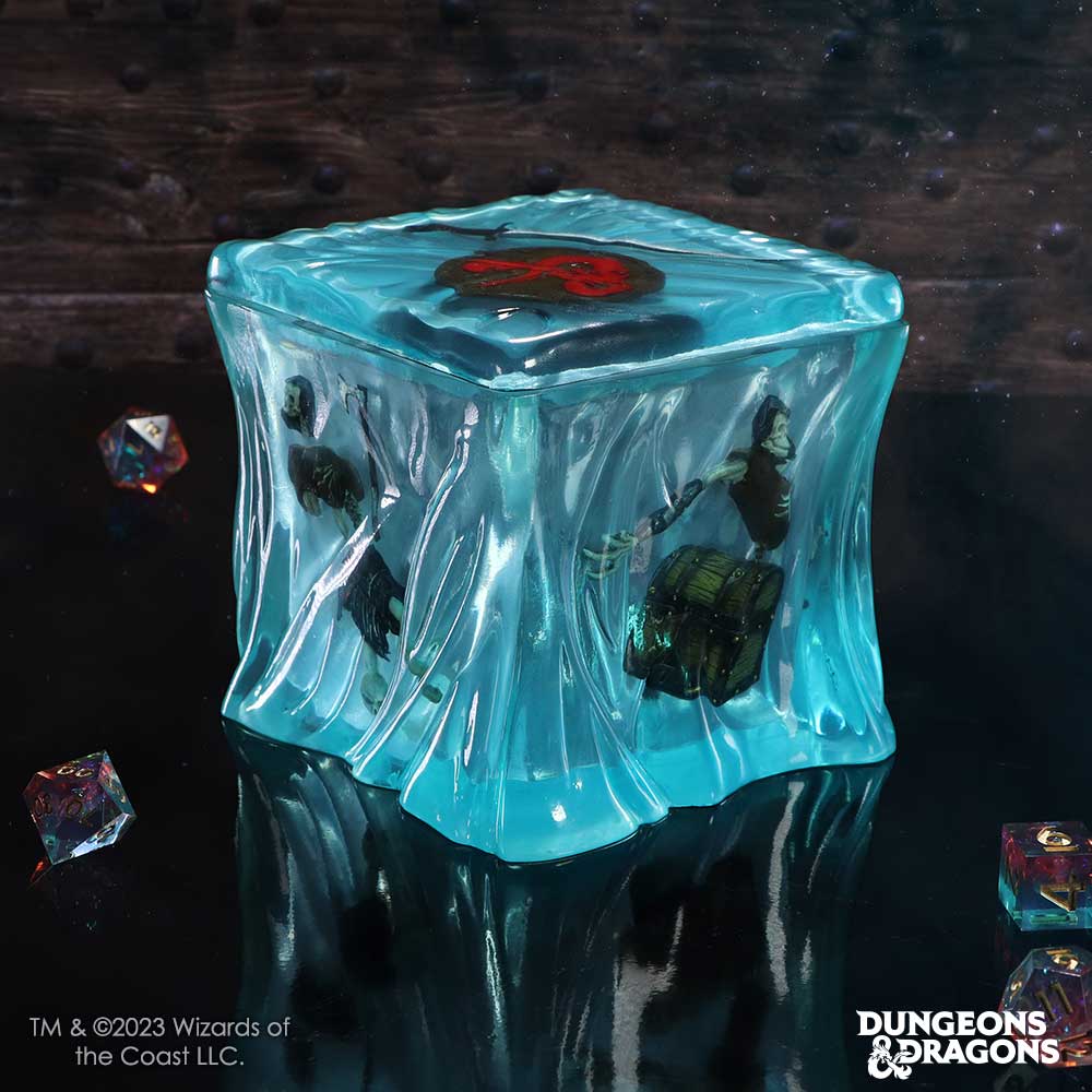Dungeons & Dragons Gelatinous Cube Dice Box – 11.5cm