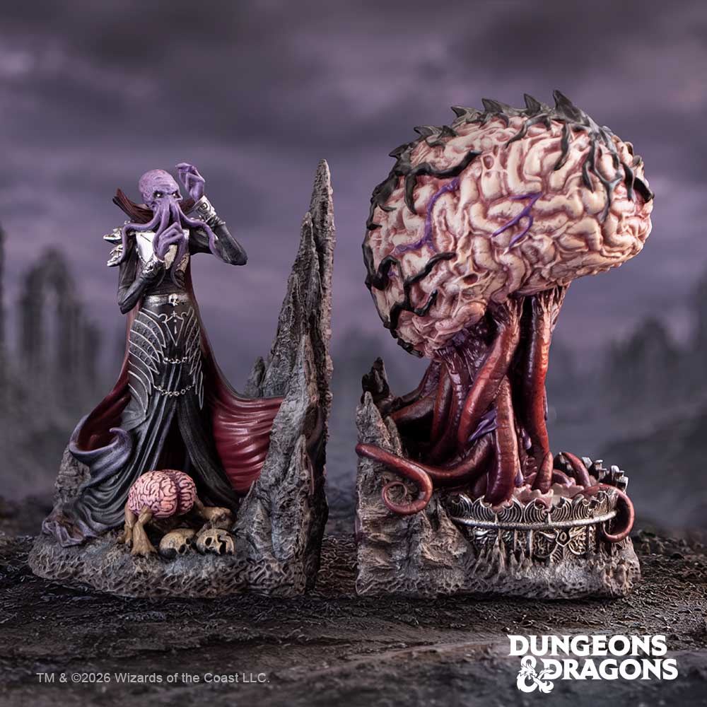 Dungeons & Dragons Illithid Bookends 20.3cm - Nemesis Now