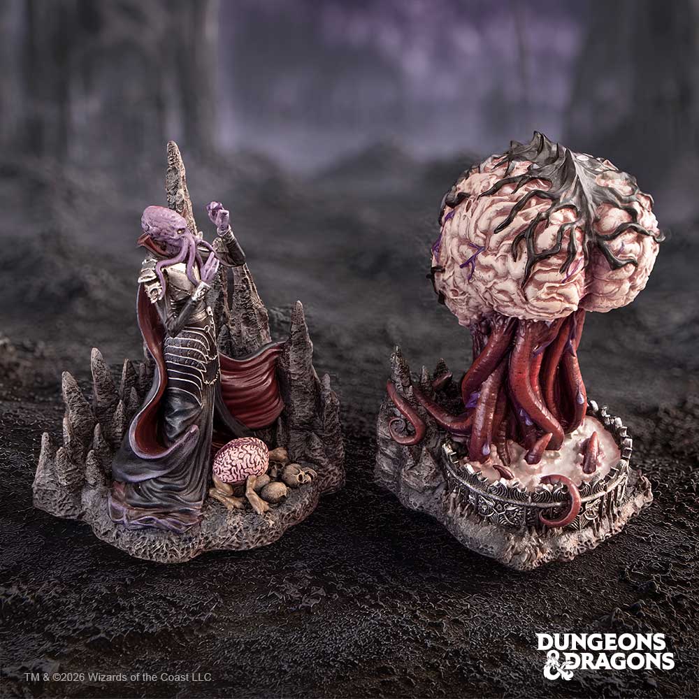 Dungeons & Dragons Illithid Bookends 20.3cm - Nemesis Now