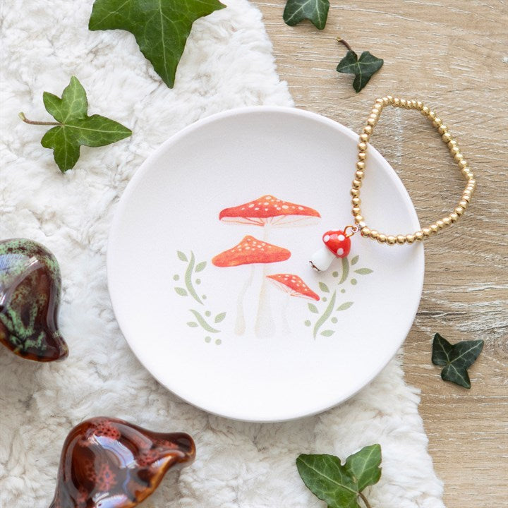 Eleanoras Mushroom Round Trinket Dish Jewellery Storage