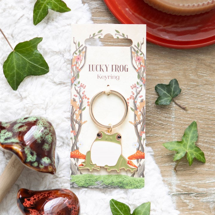 Eleanoras Lucky Frog Keyring Keyrings