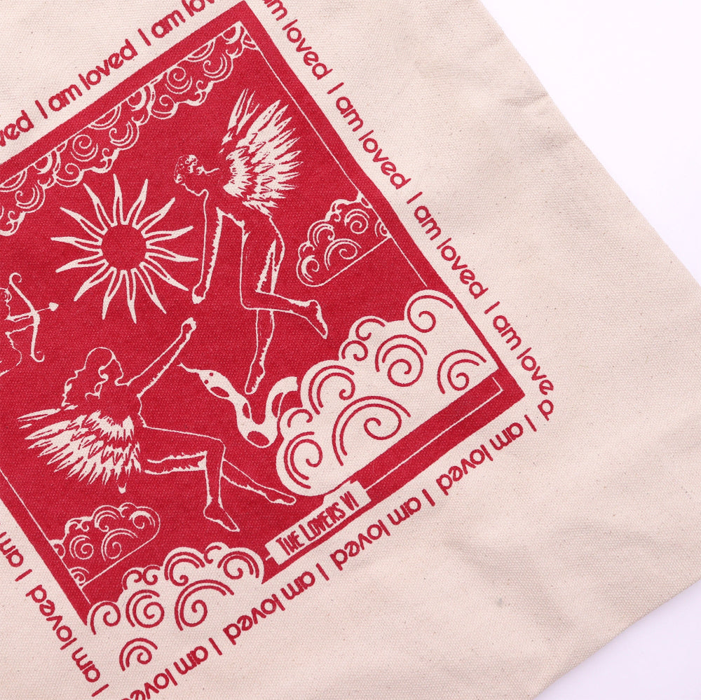 Eleanoras I Am Loved Hop Hare Tote Bag Totes & Shopping Bags