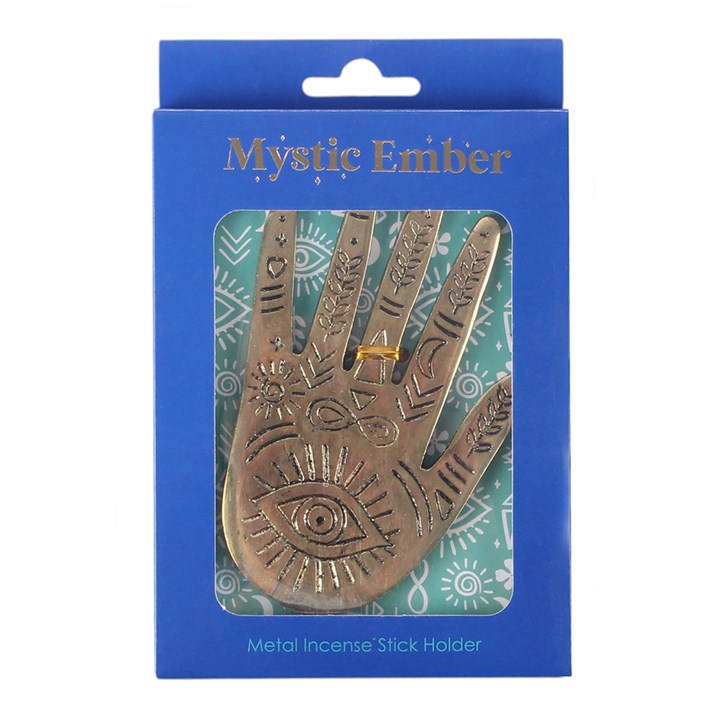 Mystic Hand Metal Incense Stick Holder