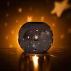 Eleanoras Purple Iridescent Oil Burner & Wax Warmer Oil Burners