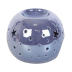 Eleanoras Purple Iridescent Oil Burner & Wax Warmer Oil Burners