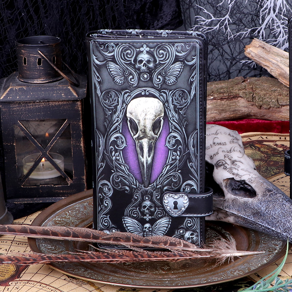 Edgar Allan Poe Nevermore Raven Purse