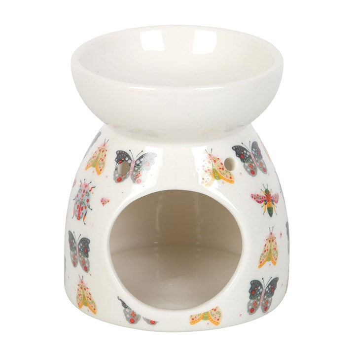 Eleanoras Floral Bug Print Oil Burner and Wax Warmer 