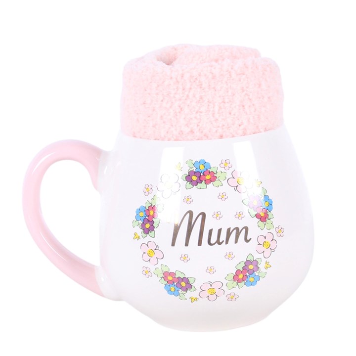 The Floral Edit Mum Mug and Socks Set