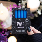 Wisdom Set Of 12 Blue Spell Candles