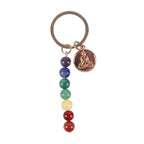 Chakra Flow Beaded Keyring