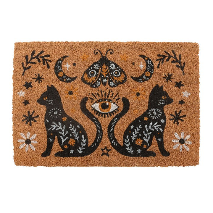 Frightful Folk Cat Doormat
