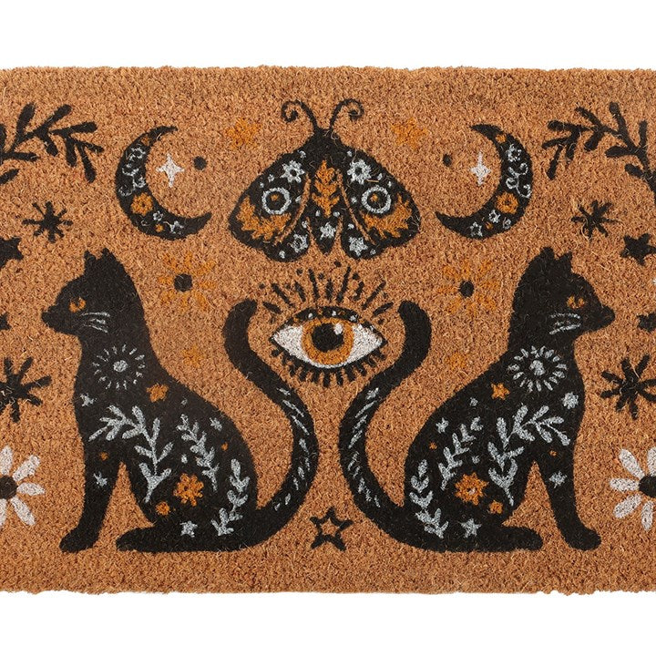 Frightful Folk Cat Doormat