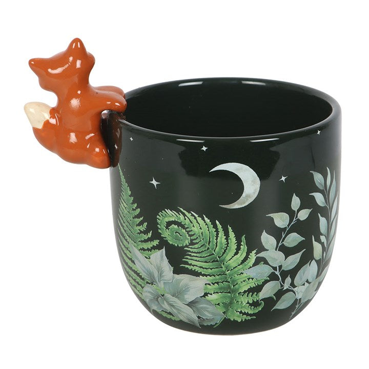 Eleanoras Green Forest Plant Pot with Fox Plant Pots