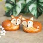Eleanoras Fox Salt and Pepper Shakers 