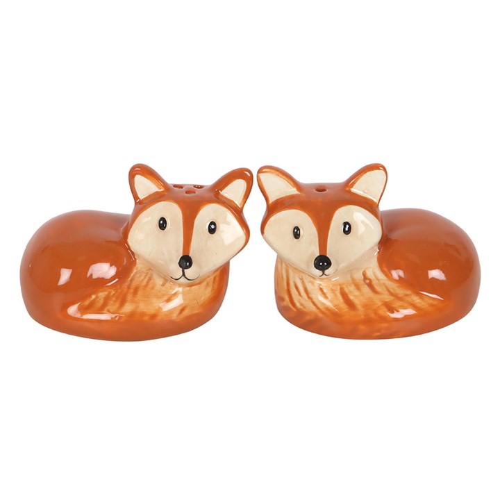 Eleanoras Fox Salt and Pepper Shakers 