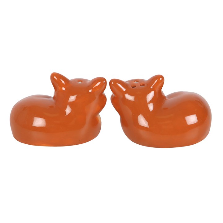 Eleanoras Fox Salt and Pepper Shakers 