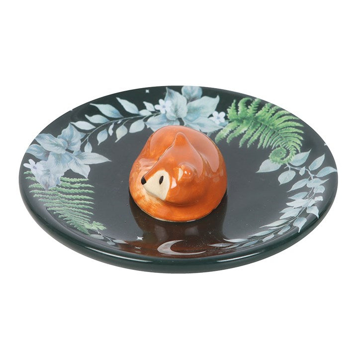 Eleanoras Green Fox Trinket Dish Jewellery Storage