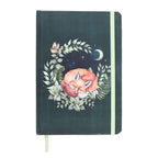 Eleanoras Green Sleeping Fox A5 Notebook 