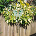 Moonphase Moth Windchime