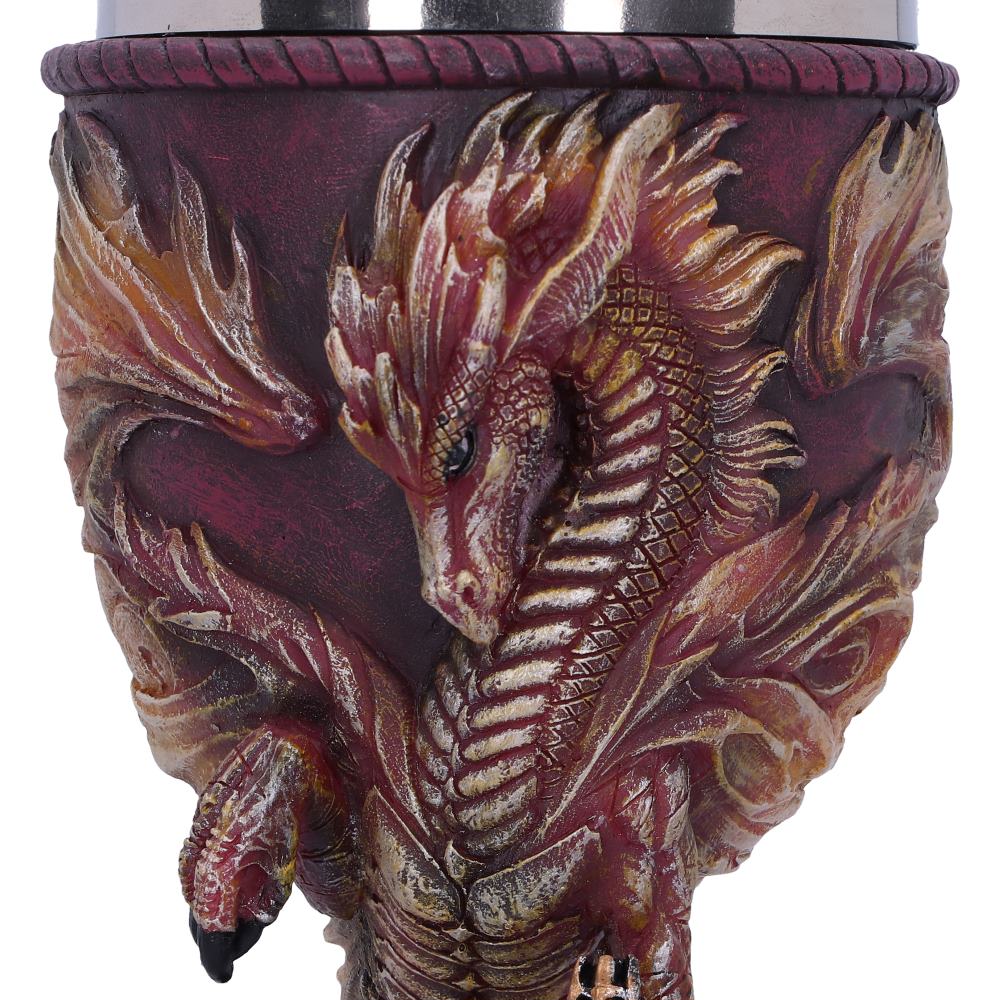Flame Blade Dragon Goblet by Ruth Thompson - Nemesis Now