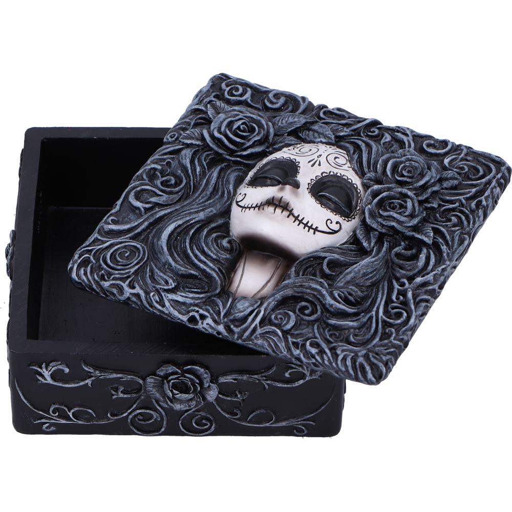 Flor de Muerte Day of the Dead Trinket Box