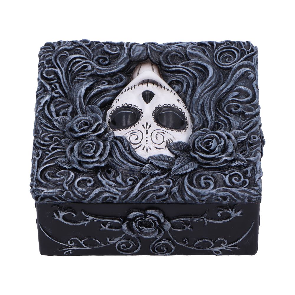 Flor de Muerte Day of the Dead Trinket Box