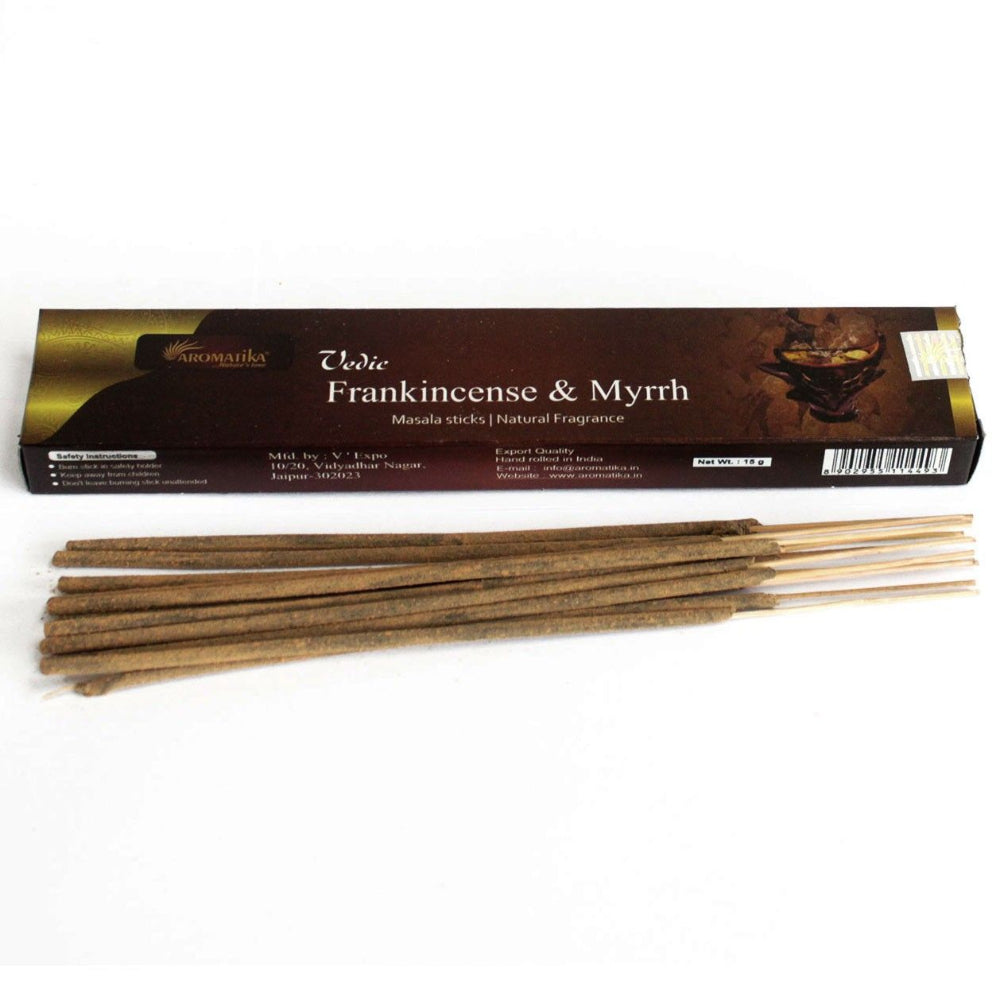 Frank & Myrrh Vedic Incense Sticks - Aromatika