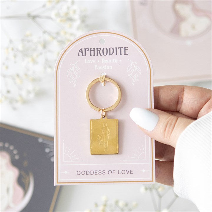 Eleanoras Aphrodite Goddess Talisman Keyring Keyrings