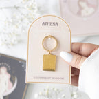 Eleanoras Athena Goddess Talisman Keyring Keyrings