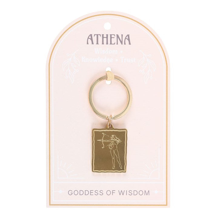 Eleanoras Athena Goddess Talisman Keyring Keyrings