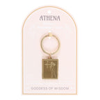 Eleanoras Athena Goddess Talisman Keyring Keyrings