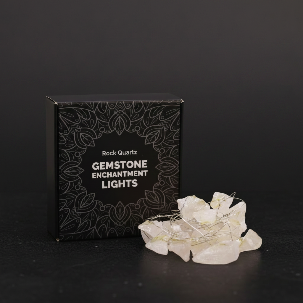 Rock Quartz Gemstone Enchantment Lights