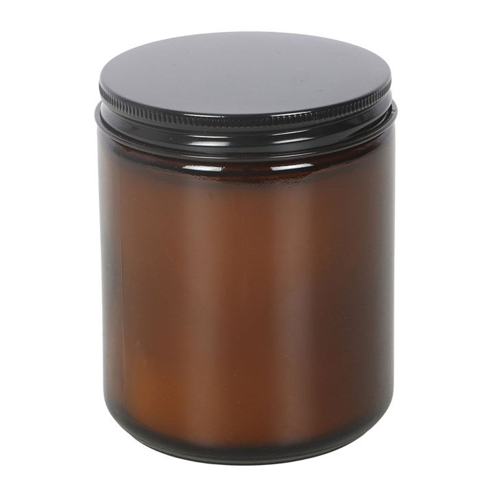 Roots & Rituals Amber Glass Candle - Evergreen