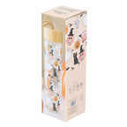 Eleanoras Groovy Ghost Print Glass Water Bottle 