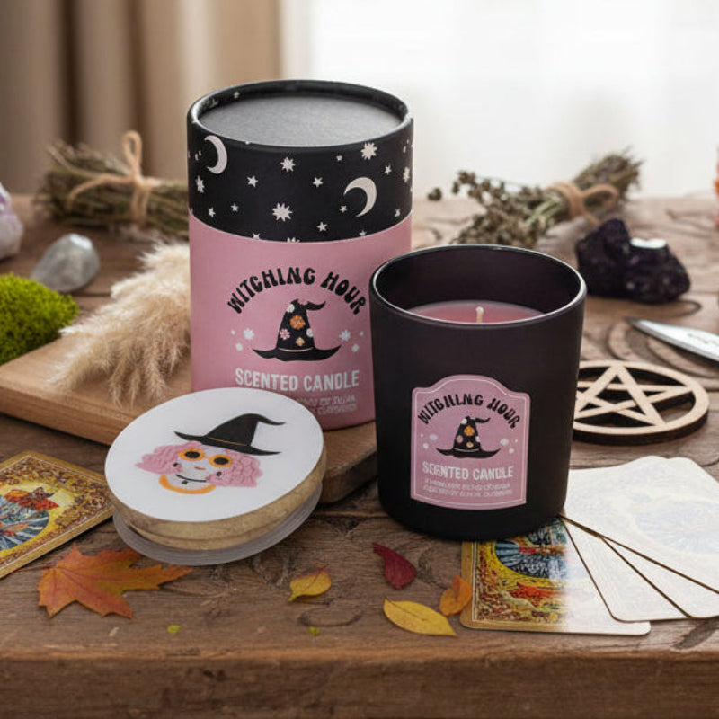 Witching Hour Plum and Black Cherry Candle 