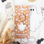 Eleanoras Spooky Season Groovy Ghost Keyring Keyrings