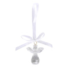 Always Beside You Faceted Glass Angel Hanging Decoration