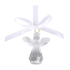 Always Beside You Faceted Glass Angel Hanging Decoration