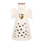 Large LED Light Up Angel Decoration with Heart